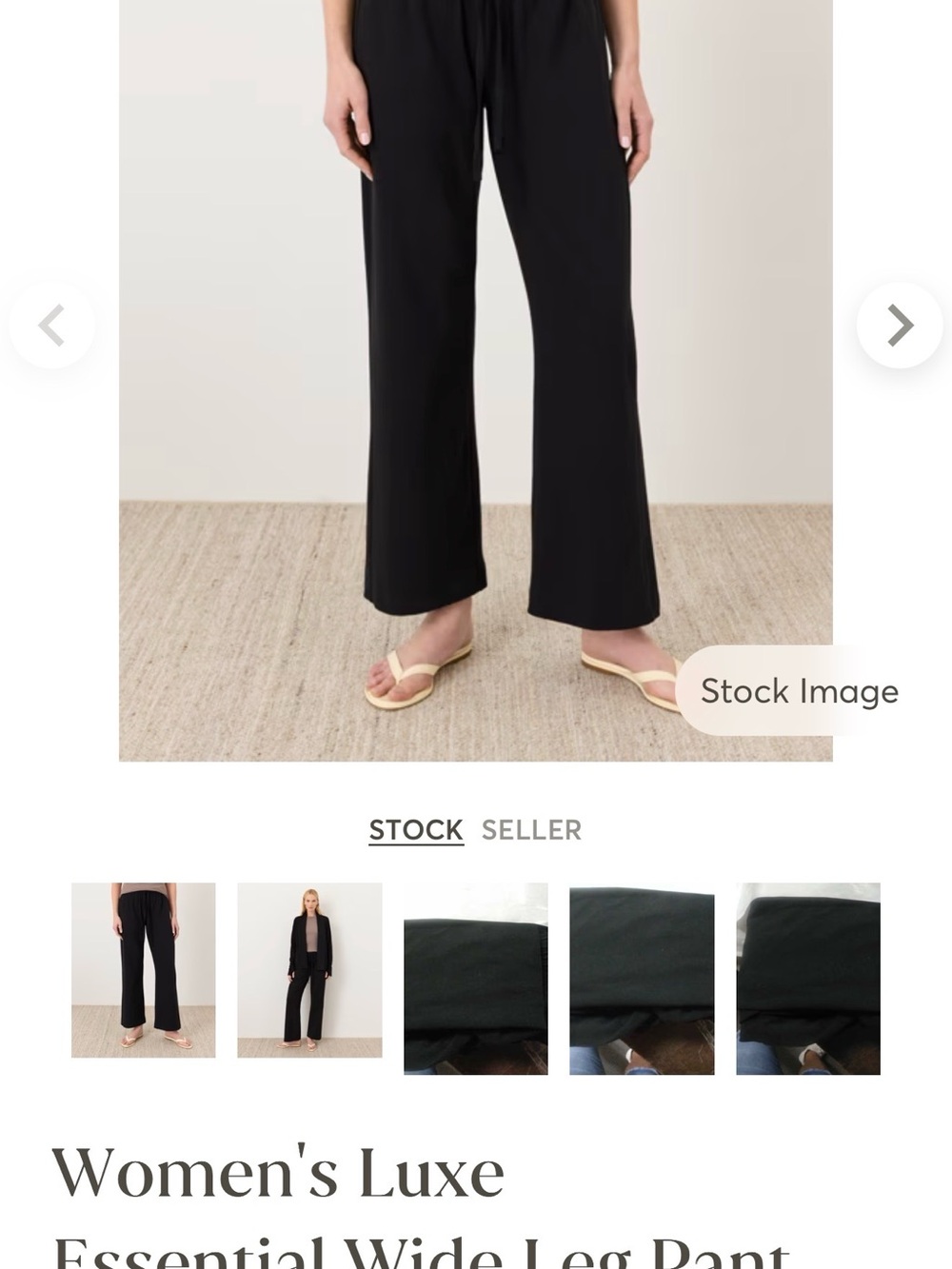 NWOT-PACT ORGANIC LOUNGE WOMEN’S LUXE WIDE LEG PANTS- MEDIUM - Picture 13 of 13